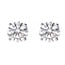 LAB GROWN Diamond (2.10 ctw) round studs 14k white gold