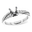 Diamond (0.24 ctw)  twist setting, 14k white gold 3.7 gr