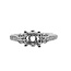 Diamond (0.36 ctw) bridal setting 18k white gold 4.35gr