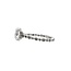 Oval diamond (0.22ctw, cz ctr) bezel setting, 14k white gold 3.3 gr