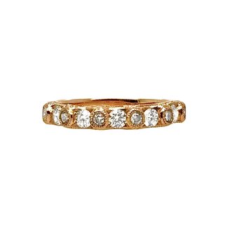Bezel Set Diamond Ring (0.60 ctw)