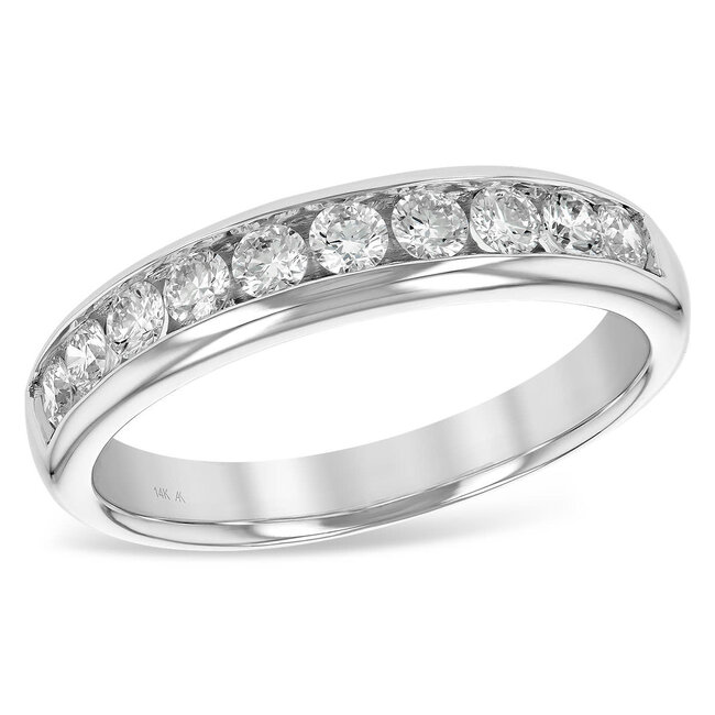 10 Stone Channel Set Band (0.50)