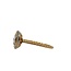 Diamond (0.29ctw) illusion set halo ring, 14k yellow gold 2.2 gr