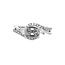 Diamond (0.30ctw) swirl w/baguette setting, 14k white gold 2.9 gr