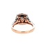 Diamond (0.90ctr/2.15ctw) square halo round center ring, 18k white gold 6.2 gr