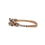 Diamond twist engagement ring setting, 14k rose gold