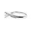 Diamond (0.20 ctw) channel set engagement setting, 14kt  white gold 3.0 gr