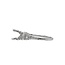 diamond (0.20 ctw) split shank setting 14k white gold 2.7 gr