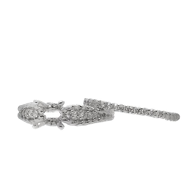 Diamond (0.44 ctw) bridal set, matching band included