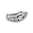TQ Original diamond (1.27 ctw) journey ring 18k white gold 9.4 gr