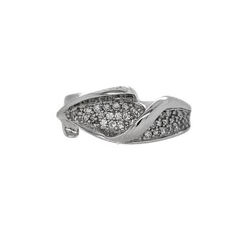 Terence Quinn's Creations, LLC TQ Original 0.30 ctw diamond ring setting 14k white gold 5.9 gr
