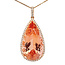 Morganite (40.6 ct) & diamond (0.76 ctw) pendant 14k rose gold