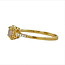 Opal (0.25ct) & diamond (0.11 ctw) ring 14k yellow gold