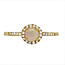 Opal (0.25ct) & diamond (0.11 ctw) ring 14k yellow gold