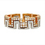 14k white gold magnetic stack band 2.8 gr