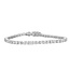 Diamond(7ctw) fluorescent stone bracelet, 14k white gold