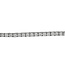 Diamond(7ctw) fluorescent stone bracelet, 14k white gold