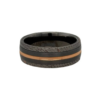 Tungsten & superconductor 8mm band size 10