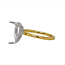 LAB GROWN Diamond (1/8 ctw) setting w/o 3ct pear ctr 14k yellow gold