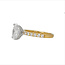 Diamond (0.38 ctw) setting w/LAB GROWN 2.0 ct ctr G/SI2 14k yellow gold 3.2 gr