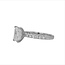 3/8Ctw. Diamond Mounting With 2Ct. Lab Grown Emerald Cut Center Diamond In 14K Gold