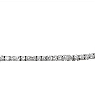 14kw Lab Grown 5 ctw.VS DEF Diamond Tennis Bracelet 10.3 gr