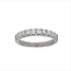 Diamond (0.50 ctw) 10 stone band H/SI2 14k white gold 3.7 gr