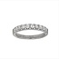 Diamond (0.50 ctw) 10 stone band H/SI2 14k white gold 3.7 gr
