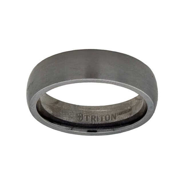 Tantalum brushed finish band, size 10