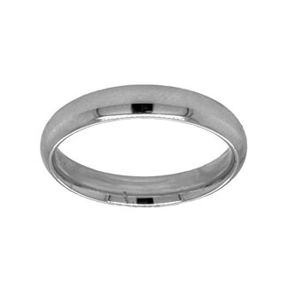 4mm 14k white gold comfort fit band size 10  6.12 gr