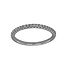 LAB GROWN Diamond (0.20 ctw) prong set band 14k white gold