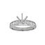 Diamond (0.75 ctw) channel setting, 14k white gold 4.7 grams