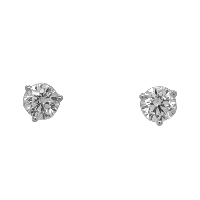 Swarovski martini 5mm stud earrings, sterling silver