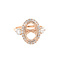 Diamond (0.75 ctw) setting for 3 ct oval no ctr 14k yellow gold 5.1 gr