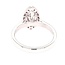 Diamond (1.30 ctw/1.0 ct ctr) marquise halo ring 14k white gold D/SI1 4.2 gr