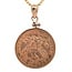 1905  Five dollar gold coin pendant  21.5mm 8.3 gr