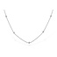 Diamond (0.50 ctw) by the yard necklace 14k white gold 2.3 gr