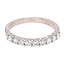 LAB GROWN Diamond (0.20 ctw) 11 stone band 14k white gold 1.2 gr