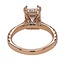 LAB GROWN Diamond (1.0 ctw) bridal ring emerald cut CZ center 14k yellow gold 6.2 gr