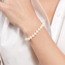 White Cultured Pearl Bracelet, 14K White Gold Clasp, 8" (5-5.5mm)