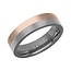 Grey Tantalum/14k yellow gold brushed band size 10
