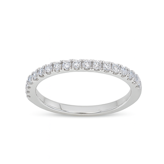 LAB GROWN Diamond (0.33 ctw) band 14k white gold