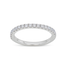 LAB GROWN Diamond (0.20 ctw) prong set band 14k white gold
