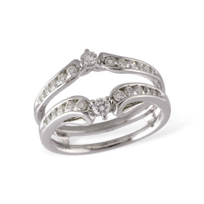 Diamond (0.46 ctw) contour insert 14 white gold 4.4 gr