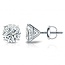 LAB GROWN Diamond (0.24 ctw) martini studs 14k white gold 0.5 gr