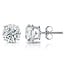 LAB GROWN Diamond (1.94 ctw) round stud earrings     14k white gold