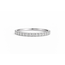 LAB GROWN Diamond (1.00 ctw) prong set band 14k white gold 3.2 gr