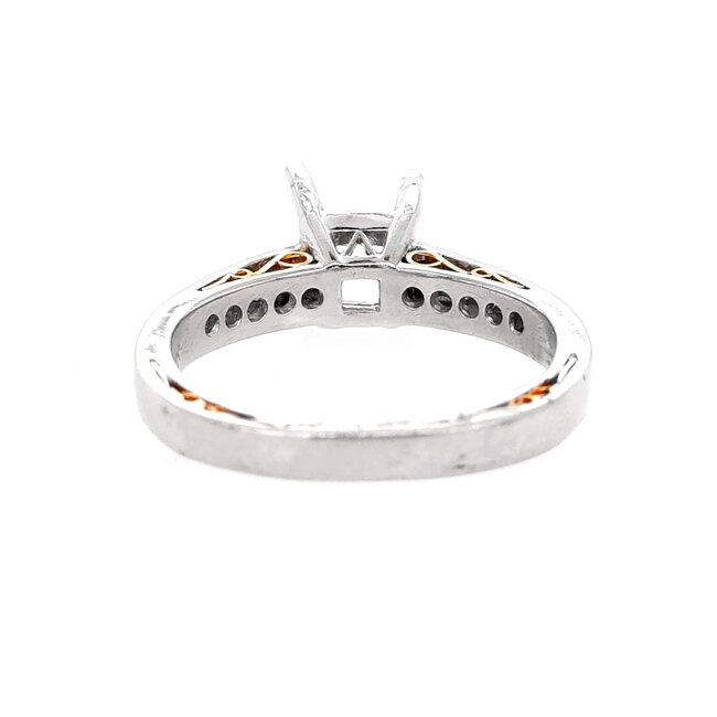 Diamond wedding set platinum 8.5 gr (4/19)