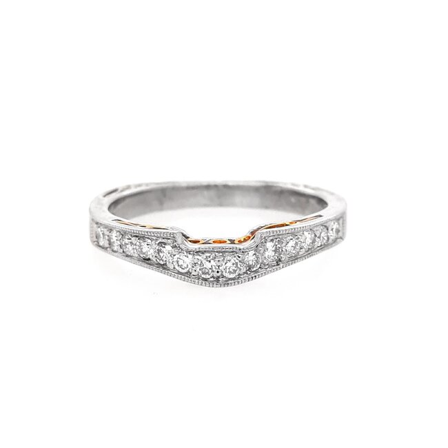 Diamond wedding set platinum 8.5 gr (4/19)