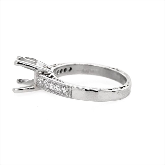 Diamond wedding set platinum 8.5 gr (4/19)